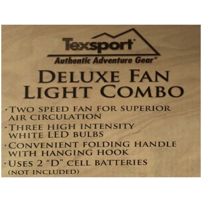 Fan & Light Combo, Deluxe